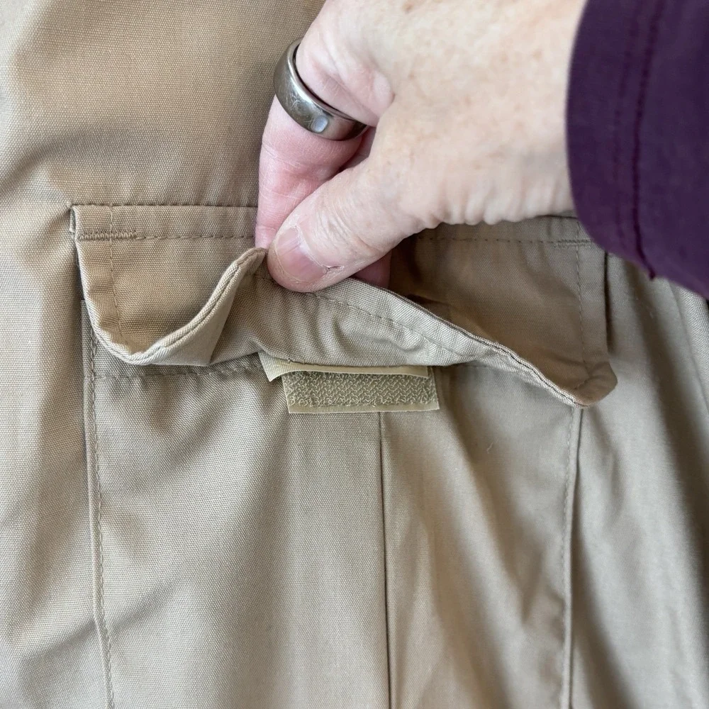 Vintage Woolrich Field‎ Chore Coat Jacket Canvas Flannel Mens Large Wool Lining
